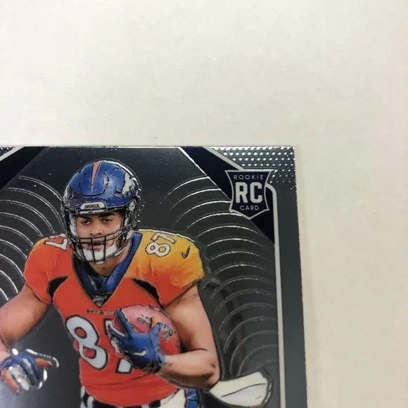 2019 Panini Prizm NOAH FANT Rookie Card Base RC BRONCOS #365 - Picture 4 of 9